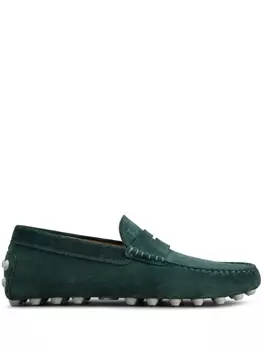Tod's лоферы Gommino, зеленый