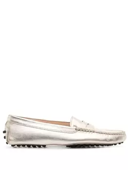 Tod's лоферы Gommino, золотистый
