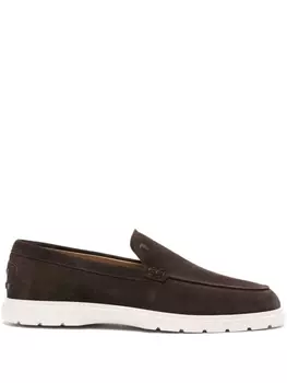 Tod's лоферы Slipper, коричневый