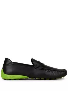 Tod's мокасины Automobili Lamborghini, черный