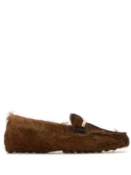 Tod's мокасины из телячьей шерсти