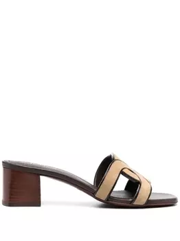 Tod's мюли с вырезами, нейтральный цвет