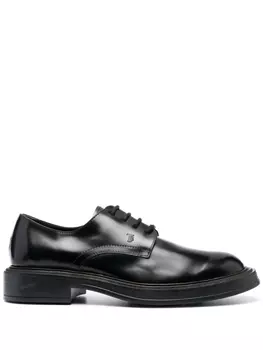 Tod's оксфорды на шнуровке, черный