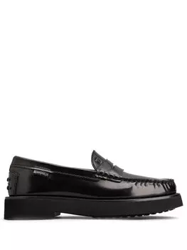 Tod's пенни-лоферы, черный
