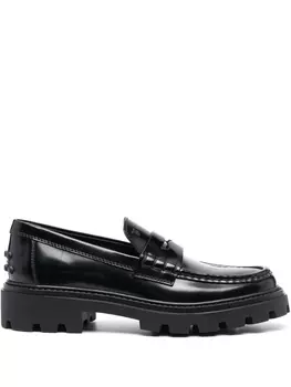 Tod's пенни-лоферы, черный