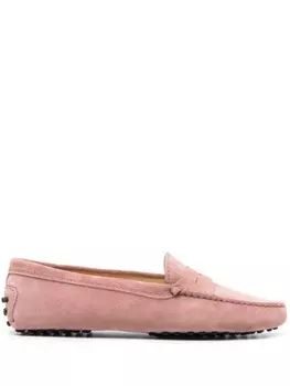 Tod's пенни-лоферы Gommino Driving, розовый