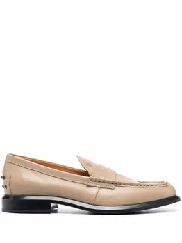 Tod's пенни-лоферы, нейтральный цвет