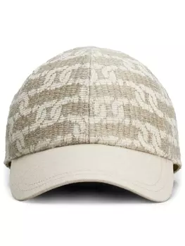 Tod's плетеная бейсболка, серый