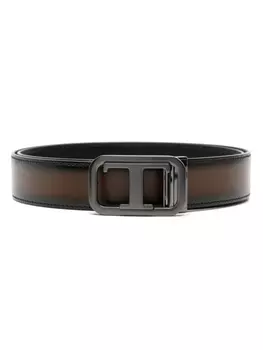 Tod's ремень с пряжкой-логотипом, черный