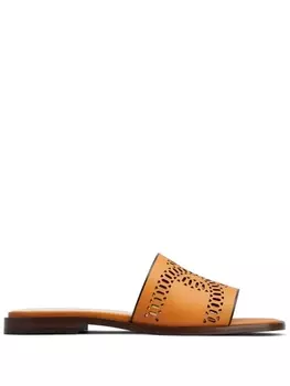 Tod's сандалии с перфорацией, оранжевый