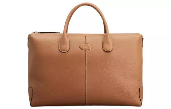 TOD'S Сумка через плечо из коровьей кожи DI, большой размер, мужская, коричневого цвета