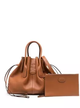 Tod's сумка-тоут Di Bag, коричневый