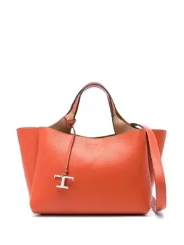 Tod's сумка-тоут размера мини, оранжевый