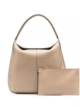 Tod's сумка-тоут с логотипом, нейтральный цвет