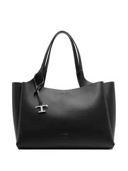 Tod's сумка-тоут с подвеской, черный