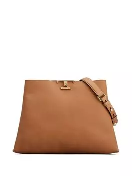 Tod's сумка-тоут T Timeless среднего размера, коричневый