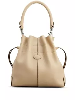 Tod's сумка-ведро Di размера мини, нейтральный цвет