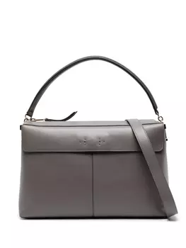 Tod's T-Case Boston leather shoulder bag, серый