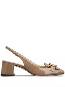 Tod's туфли Cuoio 50 с логотипом, нейтральный цвет