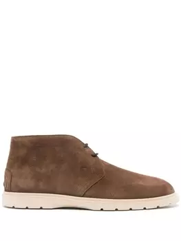 Tod's туфли дерби на шнуровке, коричневый