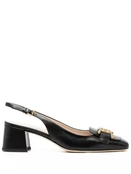 Tod's туфли Kate 60 с ремешком на пятке, черный
