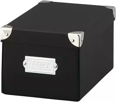 TOFFY NTMX-004RB Magic Box (S) NTMX-004 (насыщенный черный) для хранения, простая сборка, цвет ретро, стильный, милый, Rich Black