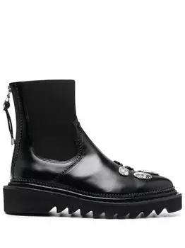 Toga Pulla ботинки с заостренным носком, черный