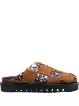 Toga Pulla клоги с заклепками, красный