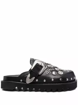 Toga Pulla мюли Sabot, черный