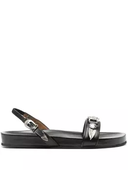 Toga Pulla сандалии с заклепками, черный