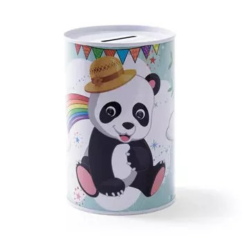 Tohana Металлическая копилка Soft Touch среднего размера - Ассорти - 8x12 см