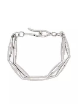 Tohum браслет с геометричными подвесками, серебряный