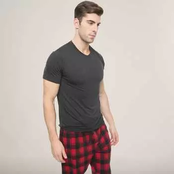 Только для членов клуба, мужская хлопковая футболка 3PK с V-образным вырезом Members Only, черный