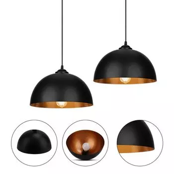 TolleTour 2x светодиодный подвесной светильник, потолочный светильник, потолочный подвесной светильник, промышленное освещение, черный