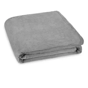 TolleTour Набор из 2 приятных одеял, супермягкая фланель, для универсального дивана, садовый, в дороге, серый - 200 x 150 см