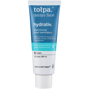 Topa Dermo Face Hydrativ насыщенный увлажняющий расслабляющий дневной крем SPF10, 40 мл