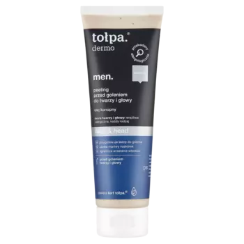 Tołpa Dermo Men Скраб перед бритьем для лица и головы, 100 мл