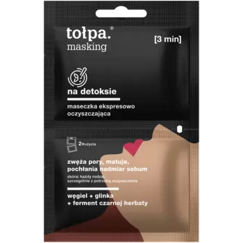 Topa Na Detoxie очищающая маска для лица, 10 мл