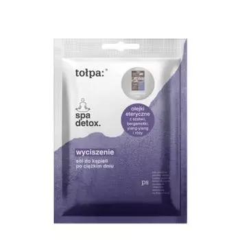 Толпа, спа-детокс успокаивающая, соль для ванн после тяжелого дня, 60 г, Topa