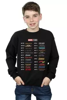 Толстовка «10 лет кино» Marvel, черный