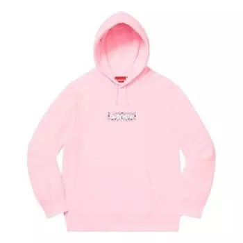 Толстовка 19fw bandana box hoodie 'pink' Supreme, розовый