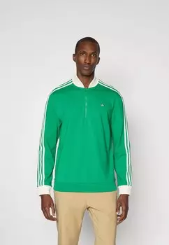 Толстовка 1/4 ZIP Adidas Golf Originals, зеленый