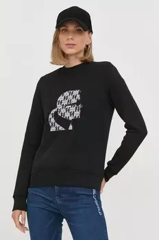 Толстовка 225W1811 Karl Lagerfeld, черный