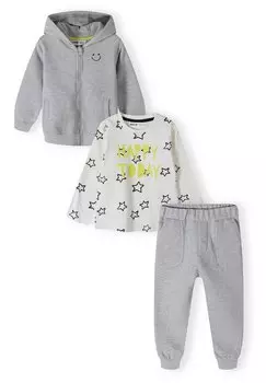 Толстовка 3 PIECE SET MINOTI, цвет grey white