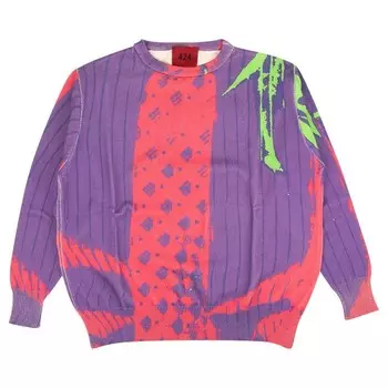 Толстовка 424 Business Print Crewneck Purple/Pink, разноцветный