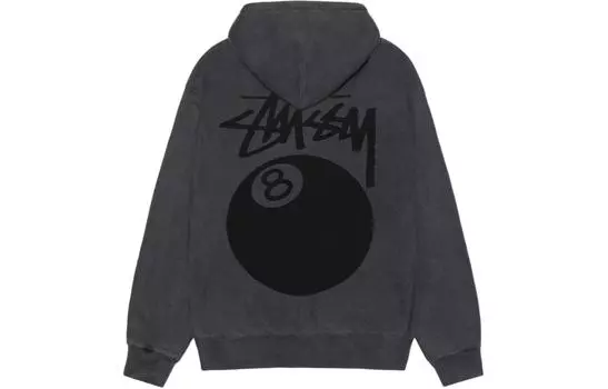 Толстовка 8 Ball Pigment Dyed Crew Stussy, хаки