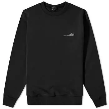 Толстовка A.P.C. Item Logo Crew Sweat