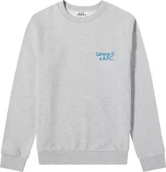 Толстовка A.P.C. Michele Sweatshirt 'Gray', серый
