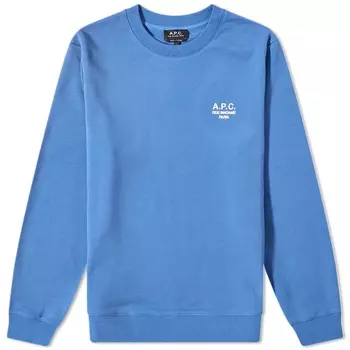 Толстовка A.P.C Rider Embroidered Logo Crew Sweat