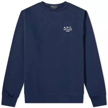 Толстовка A.P.C. Rider Small Logo Crew Sweat